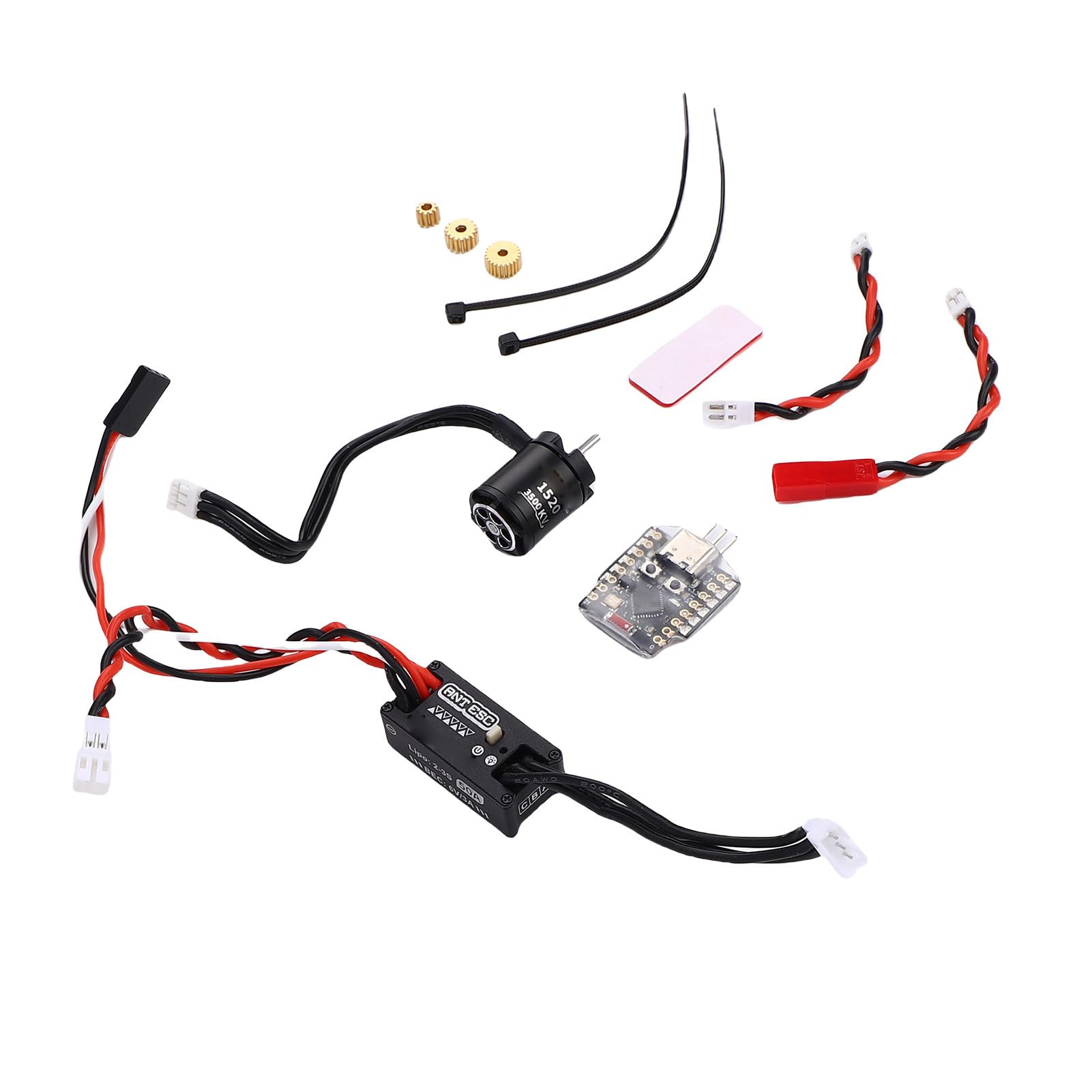 Oumefar Silnik RC ESC Combo 50A Wysokowydajny Regulator Prędkości z