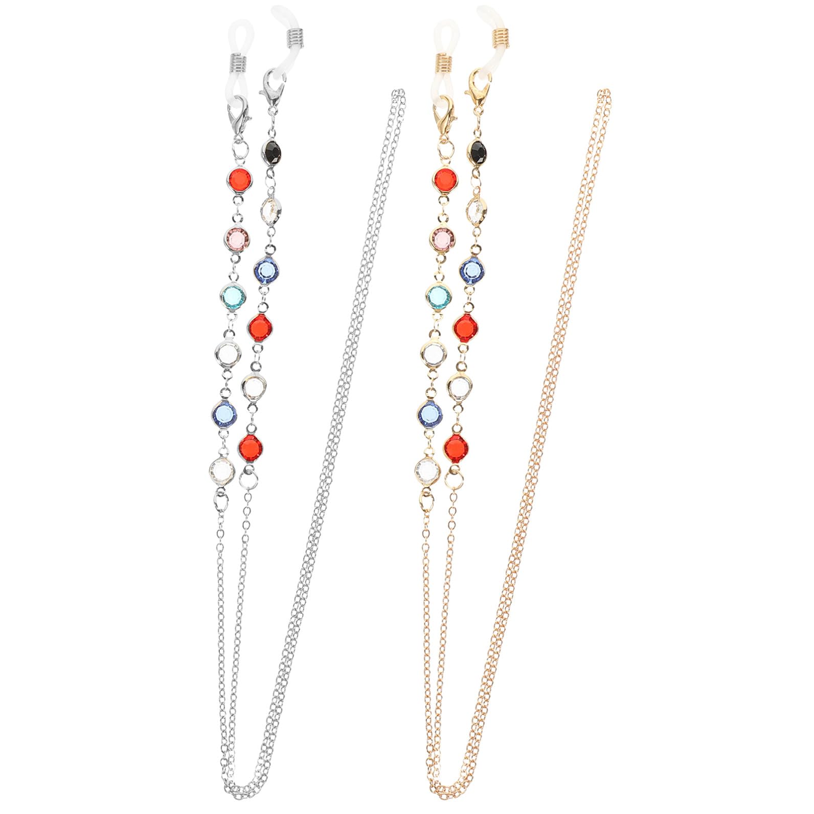 Veemoon Brillenseil Sonnenbrillen Brillenketten Zum Umhängen Brillenkette Damen Accessoires Riemen Brillenkette Kordel Kette Für Brillen Modische Sonnenbrillenkette Kieselgel