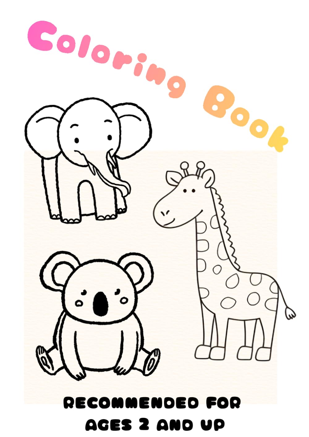 coloring book: zoo & aquarium