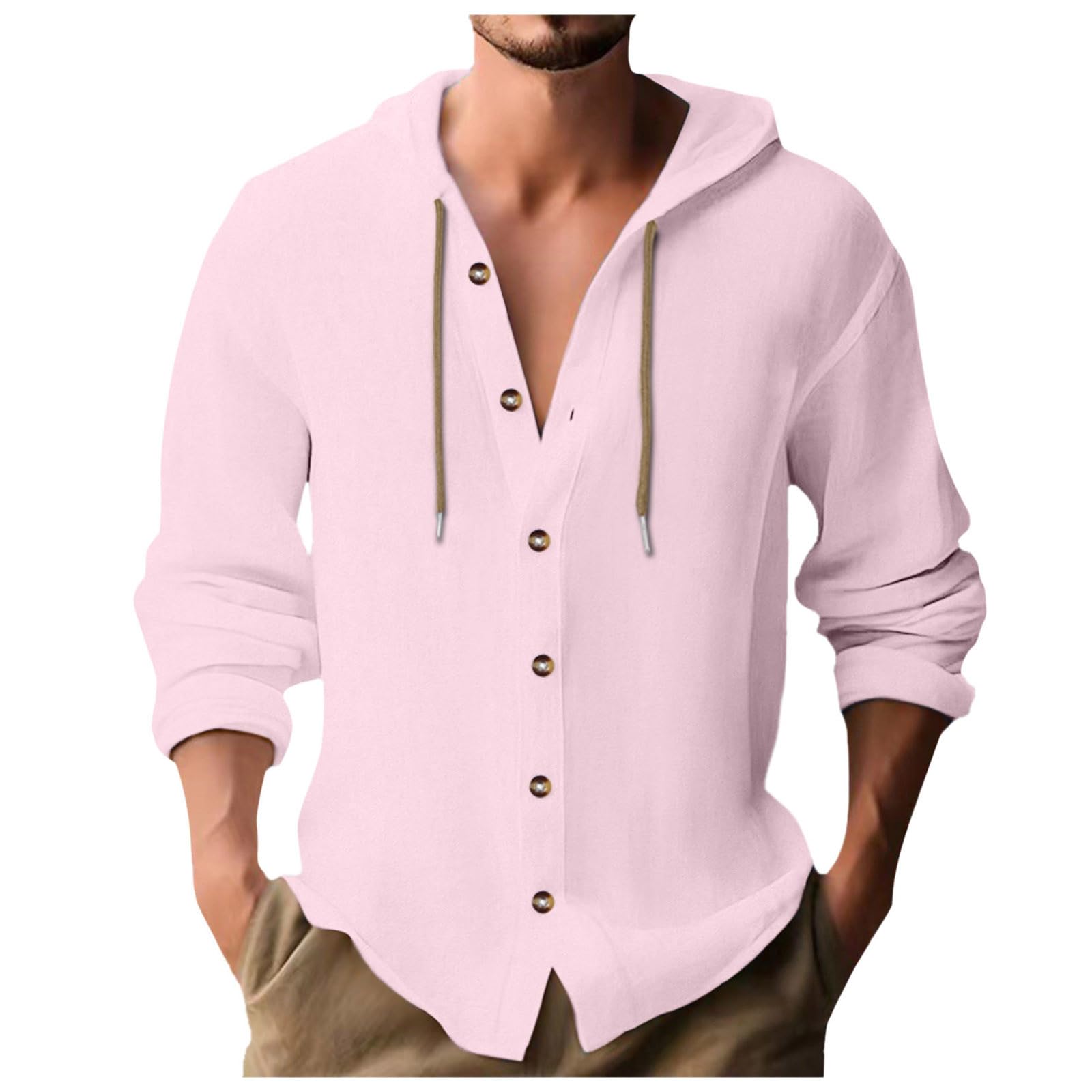 Genérico Camisa Hombre Slim Fit Camisa Manga Larga Hombre Camisas Informales de Verano Camisa Manga Larga Hombre con Bolsillo Camisa Hombre Manga Corta Verano Tallas Grandes