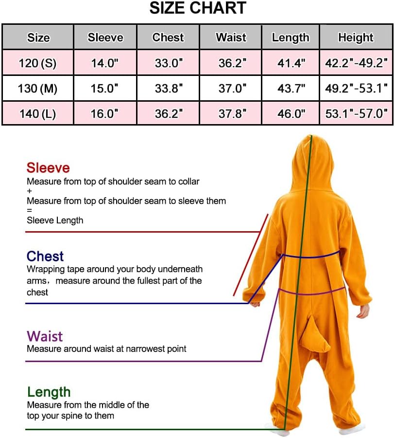 Miniatura 4 de GZHOK Kigurumi - Disfraz unisex de una pieza para disfraz de fiesta de Halloween