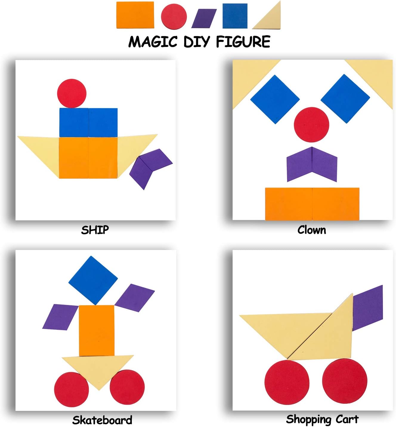 192 Pcs Magnetic Letters Numbers 9 Color(With Pattern Blocks,Symbols) Foam Set, Alphabet Magnets Gift for Preschool Kids Children Toddler Educational Fridge Refrigerator Toy, Classroom School Learning