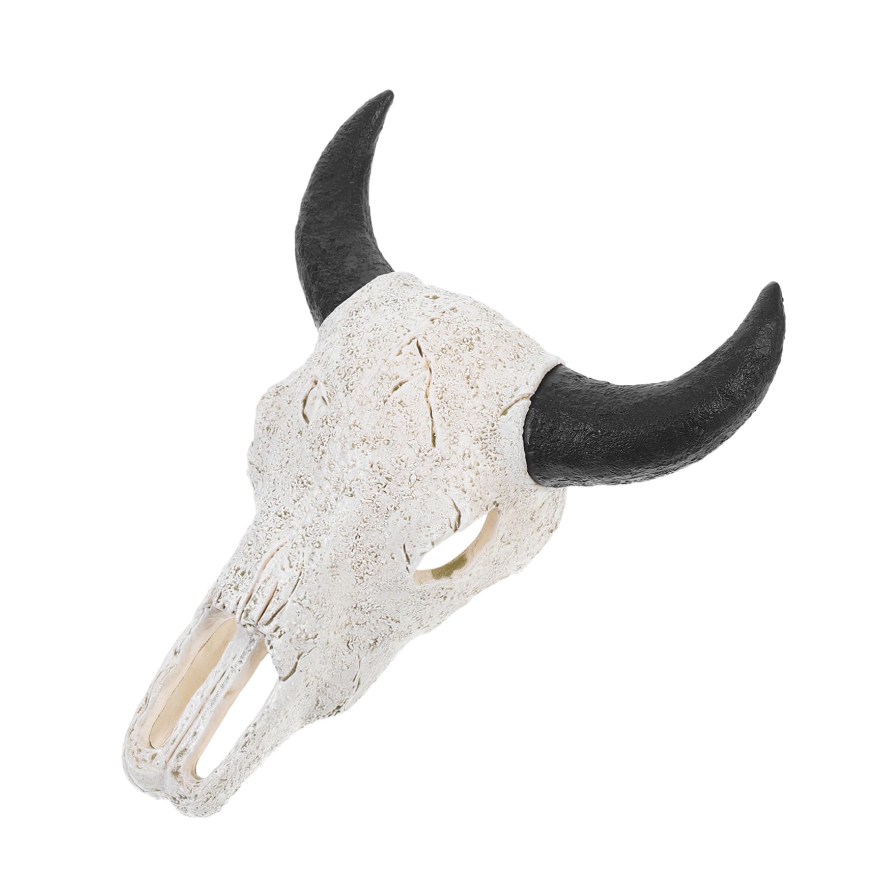 Cabilock Hanging Bull Skull Wall Decor Cow Skull Head Wall Art for Home Office Party