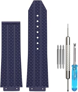 25mm Big Bang Rubber Strap Compatible with Hublot Big Bang Watch Strap Sports Waterproof Replacement Bracelet