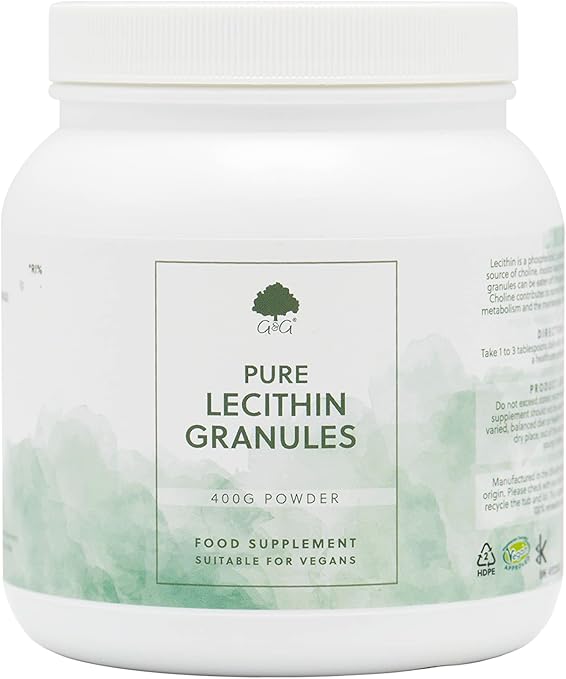 Soy Lecithin Granules 400g of Pure Lecithin Granules 98