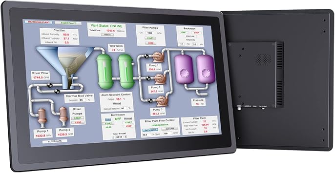 LILLIPUT 15.6 TK1560/C NO-Touch 1000 nits high Brightness IP65 Front Panel Design with HDMI, VGA, AV Monitor for Teleprompter