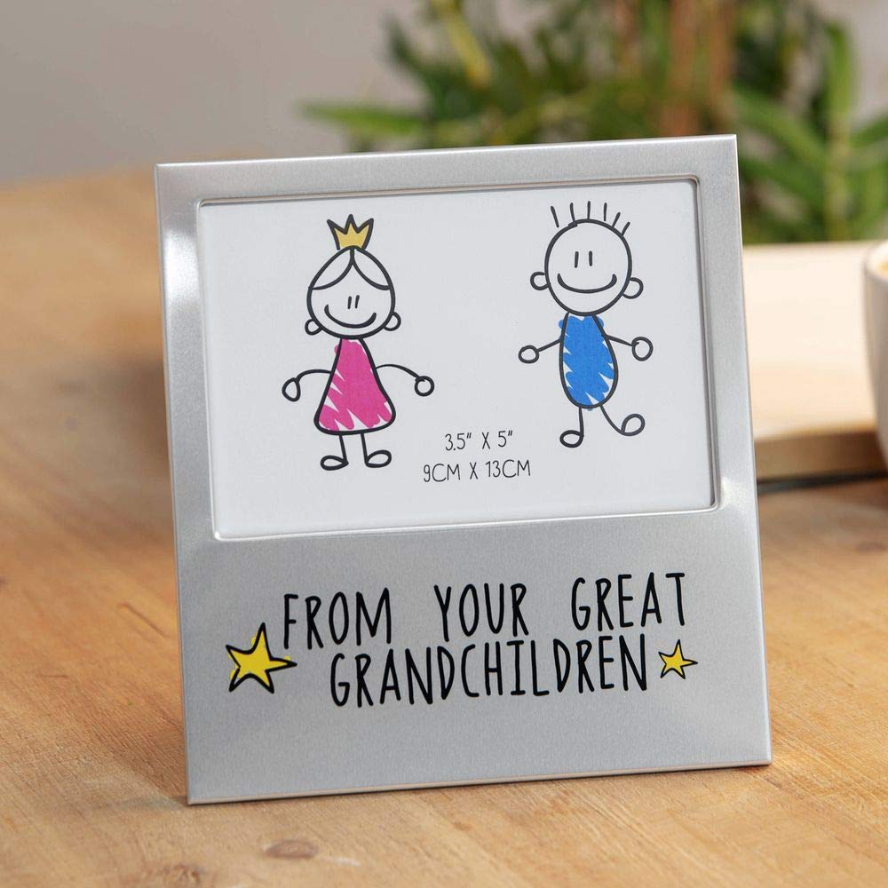 Impressions Aluminium Photo Frame - From Your Great Grandchildren