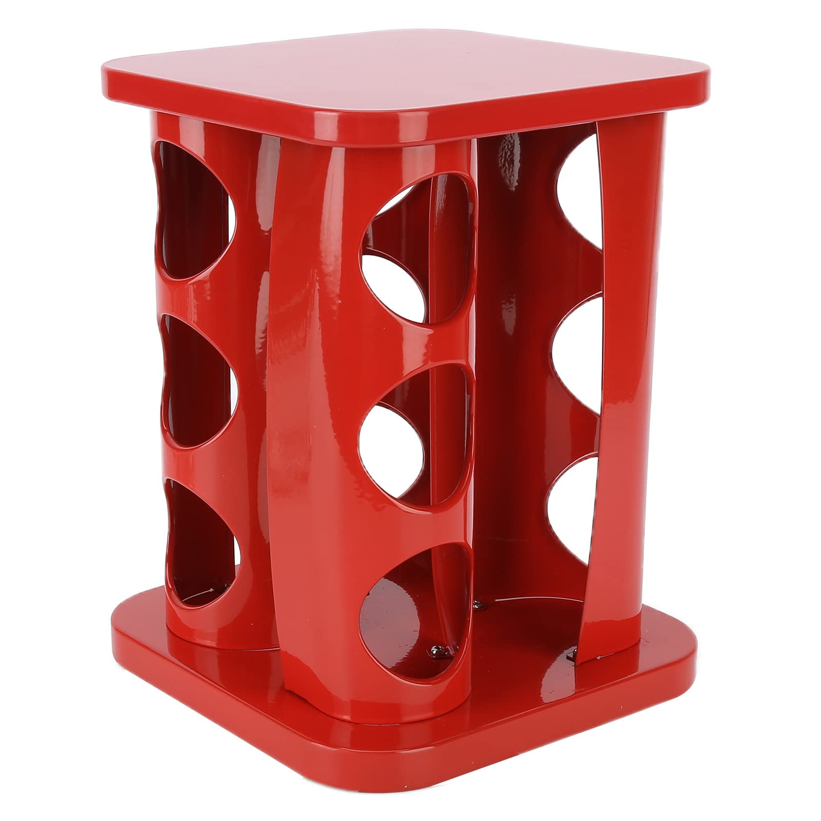 Portaspezie Portaspezie Rotante in Acciaio Inossidabile per Barattoli di Spezie per Controsoffitto (J12336RED[12] rosso)
