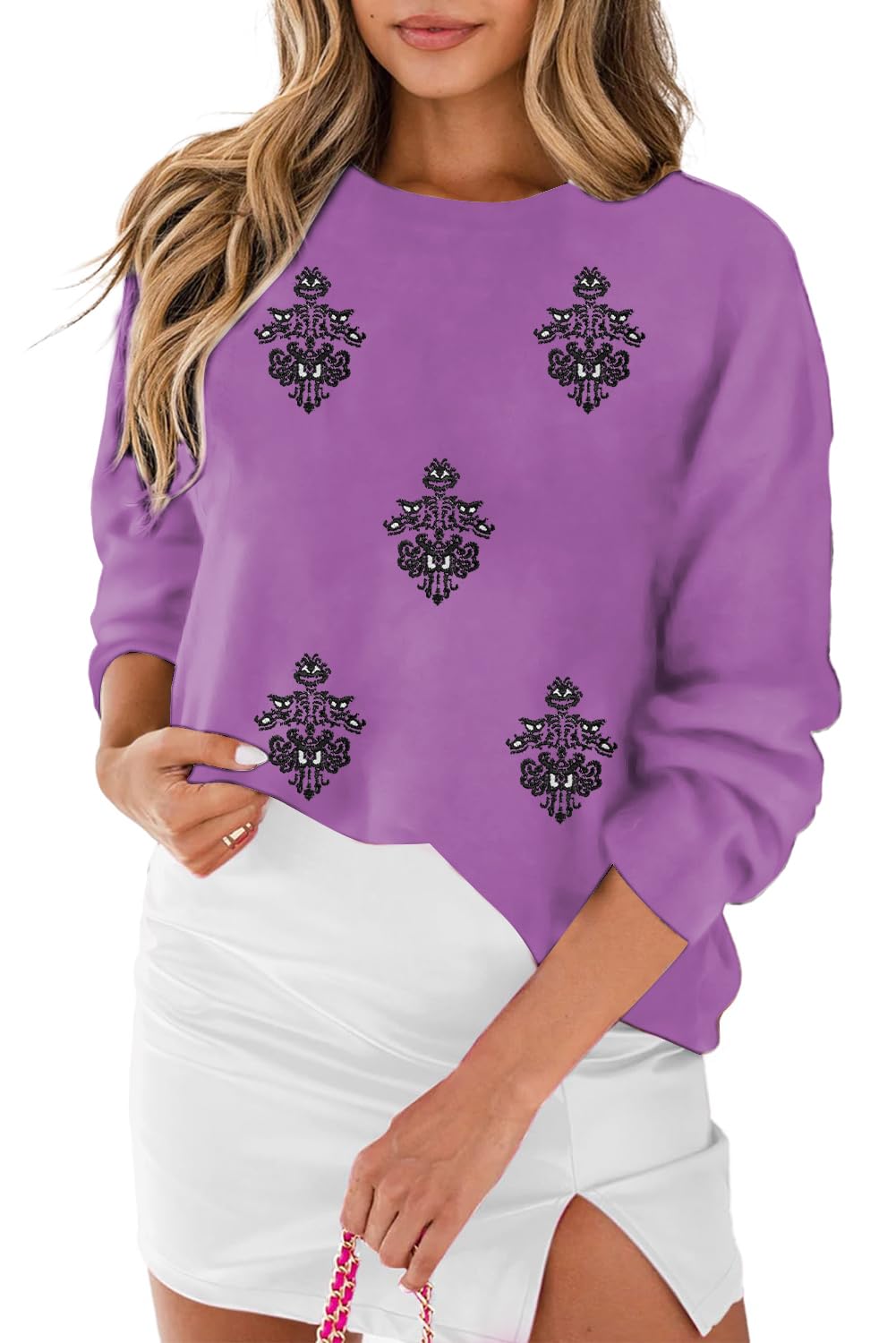MARZXIN Women Sweater Merry Christmas Pullover Halloween Sweatshirts Tops
