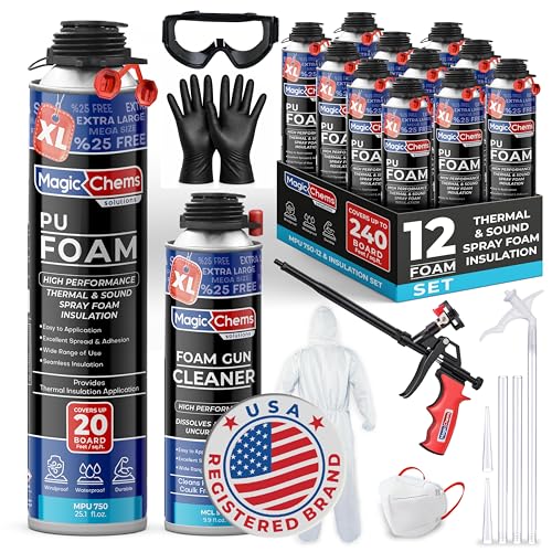 Spray Foam Insulation Kit (12 Pack)