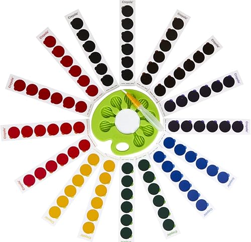 Miniatura 6 de Crayola Juego de pintura de acuarela, paleta de pintura para reventar y pintar, pinturas lavables para niños, regalo (paquete de 2)