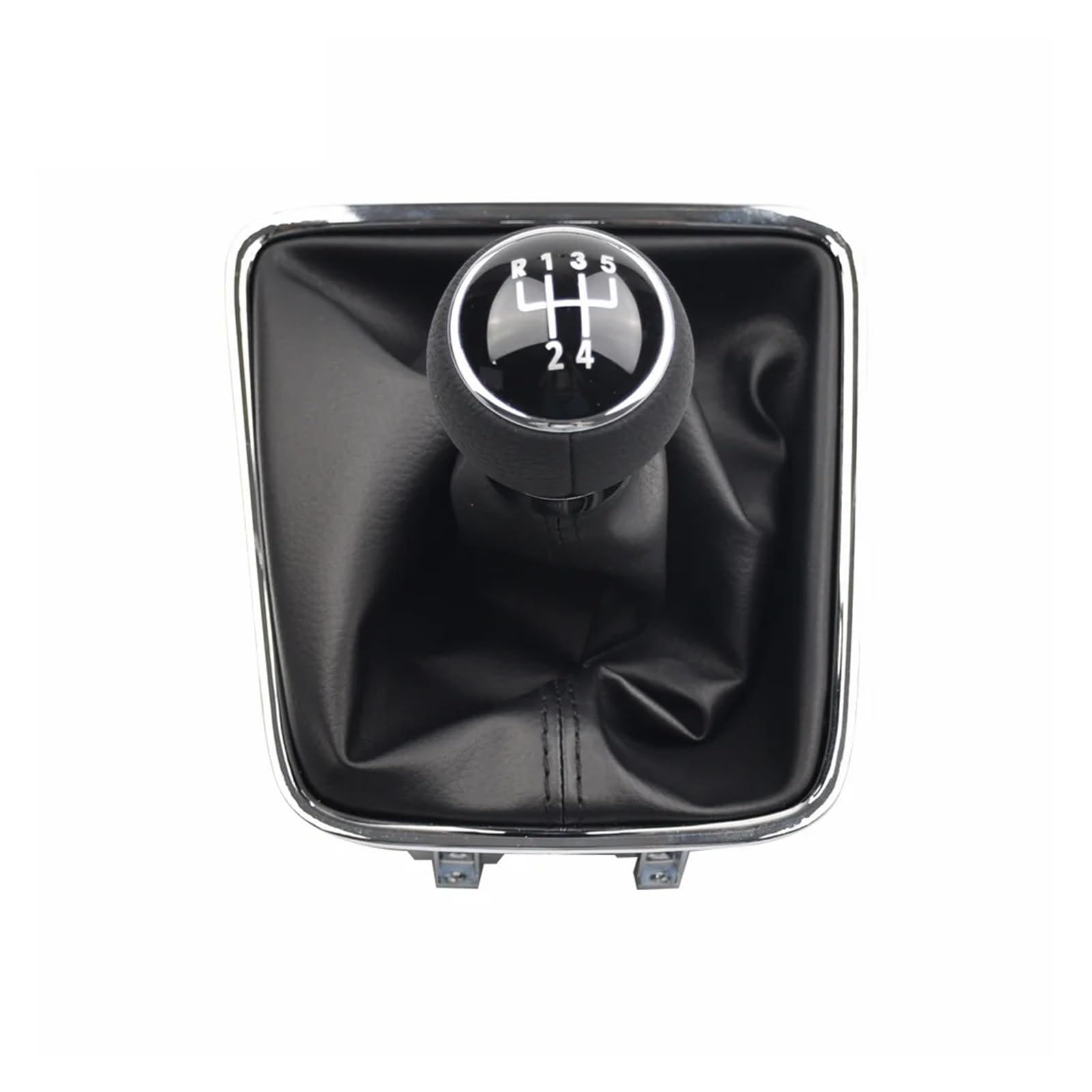 Qwqaab 5 Speed Manual Gear Knob For Vw For Golf Plus 2005-2014 For Tiguan 5N 2007-2011 For Sharan 2011-2016 For Seat Alhambra 2011-2015 12Mm 5/6 Speed Manual Gear Shift Knob(5 Speed)
