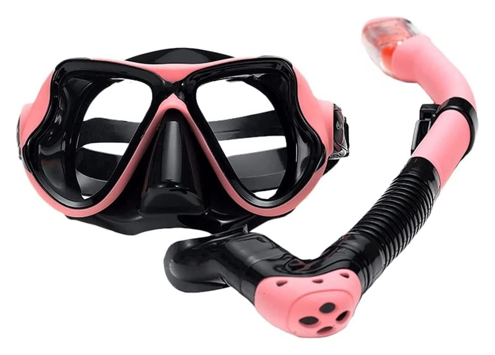 WLP Maschere subacquee Maschera Subacquea Occhiali Anti-soffocamento for Adulti Full Dry Snorkel 2 Pezzi Set di occhialini da Nuoto Sigillati in Silicone