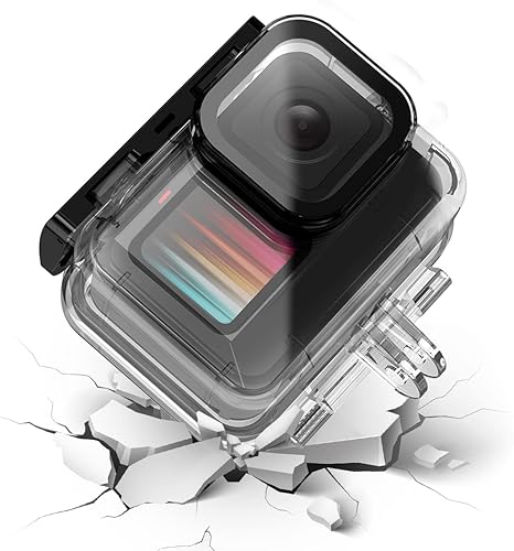 Miniatura 2 de AFAITH Funda impermeable para GoPro Hero 910 Negro, Subacuático buceo fotografía cubierta protectora Shell para GoPro Hero 910 negro