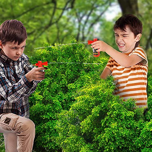 ArtCreativity Mini Fire Extinguisher Squirter Toys, Set of 3, 4.25 Inch Water Extinguisher with Realistic Design, Fun Outdoor Summer Toys, Great Fireman Toys for Kids, Novelty Gag Gift Item