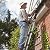 MGENLONG 12.5FT Telescoping Ladder- Multi-Purpose Aluminum Extension Ladder Adjustable Compact Ladder for Household, RV, Outdoor, 330lbs Max Capacity
