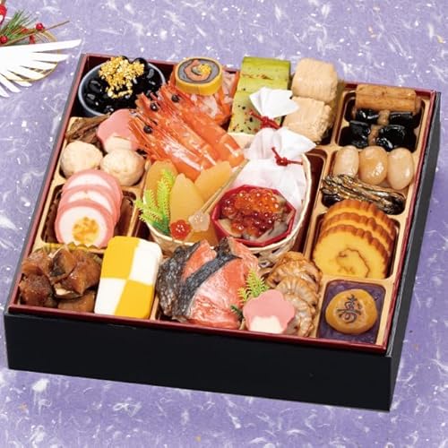 [12月31日お届け]千賀屋謹製 迎春おせち料理「千寿」 冷蔵 和風一段 25品 2〜3人前