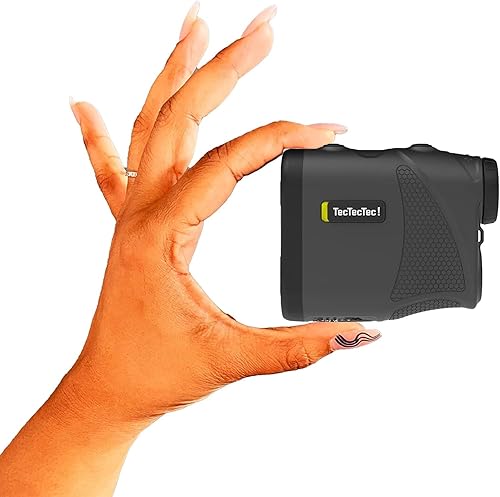 Miniatura 2 de TecTecTec KLYR Telémetro de golf con pendiente, clip para cinturón, soporte magnético. Telémetro láser con óptica 2022, estuche de gama alta,