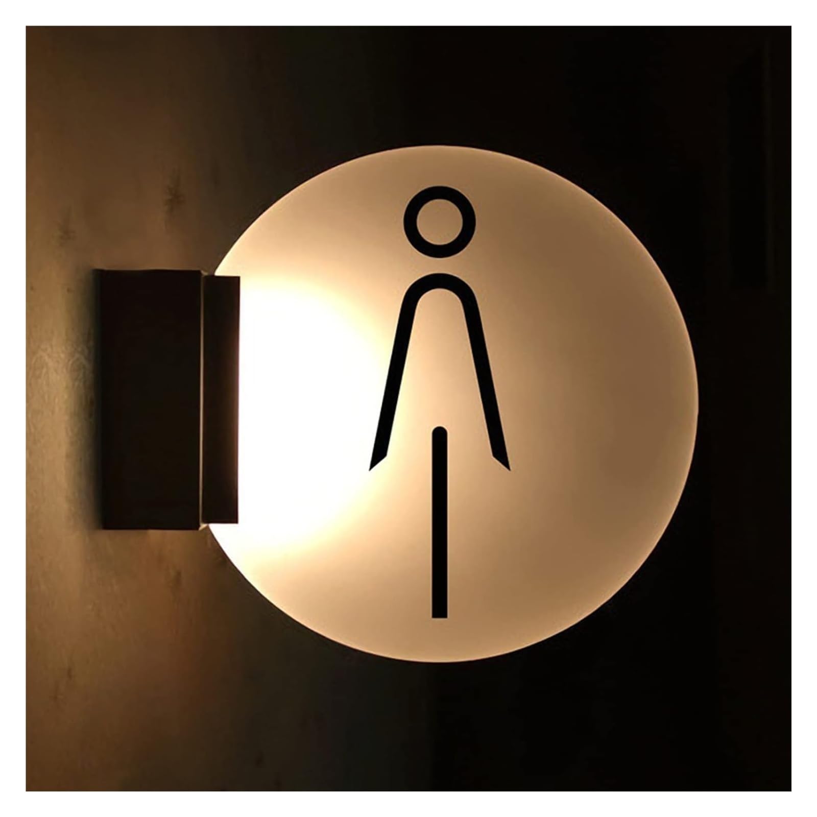 Carteles para aseos, Letrero decorativo for baño de hombres y mujeres 10 pulgadas
