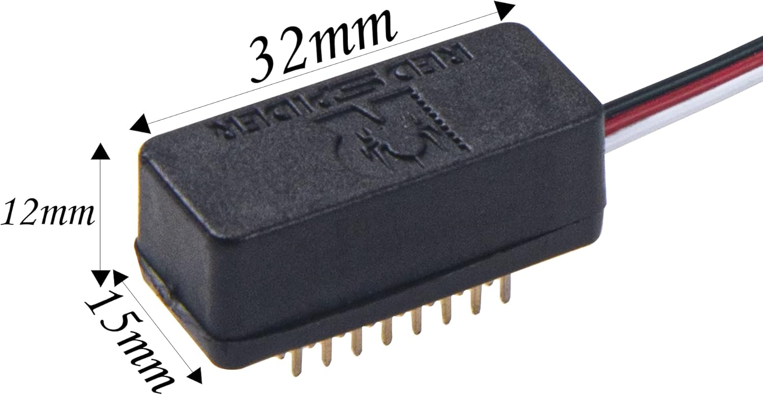 RC Car CH3 Extender CH3 Control Switch 8-Port Hub Third Channel Switch Compatible with 1/8 1/10 1/16 RC Car Led Winch Roof Led Light