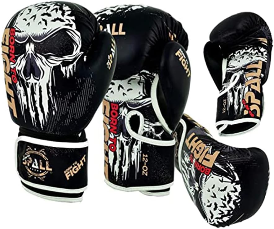 Boxing Gloves for Kids, Men & Women - Pro Training Sparring Punching Gloves - Muay Thai MMA, Kickboxing Heavy Bag Workout Leather Boxing Gloves
