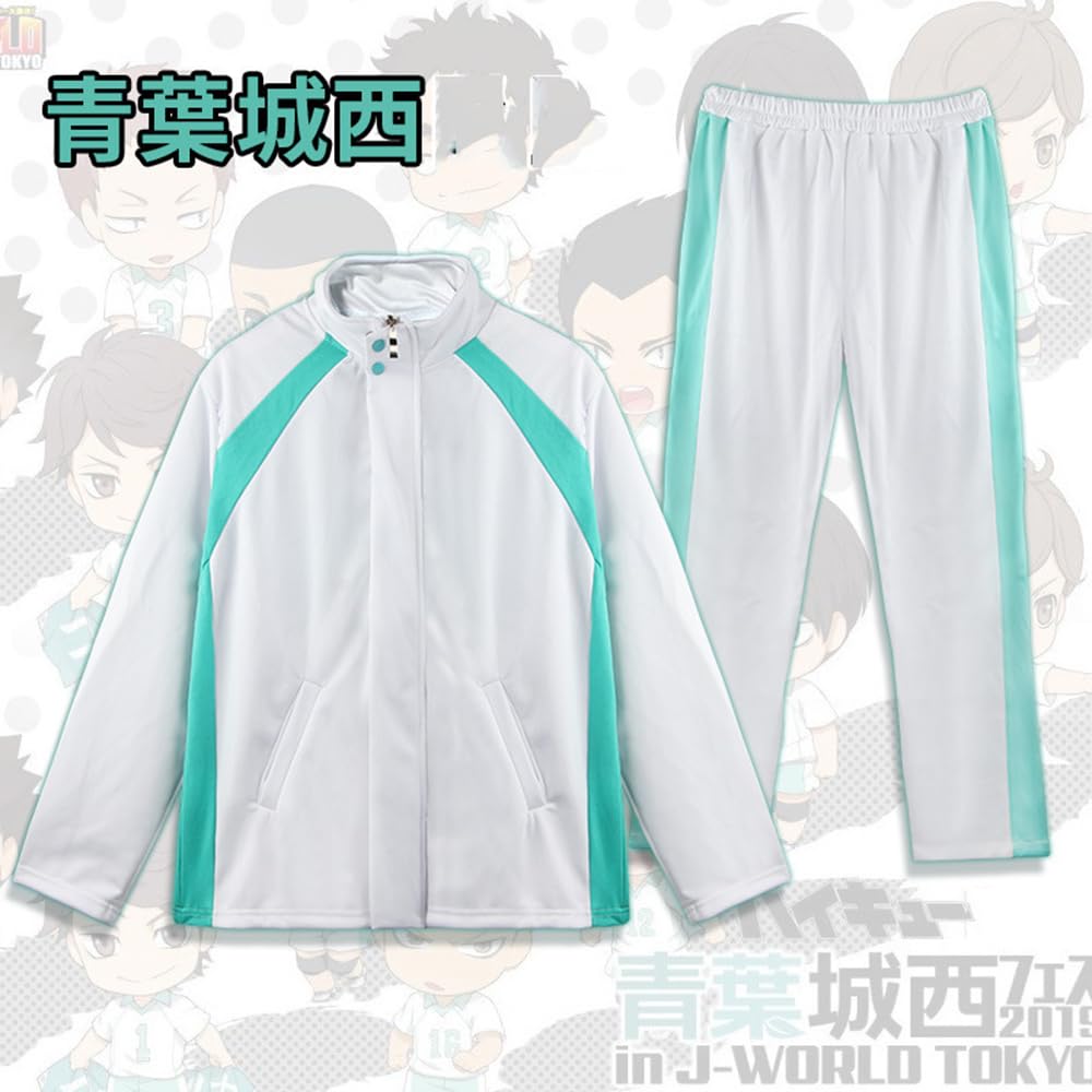Amazon.co.jp: [Ncvoae] ハイキュー 青葉城西 ジャージ コスプレ衣装 