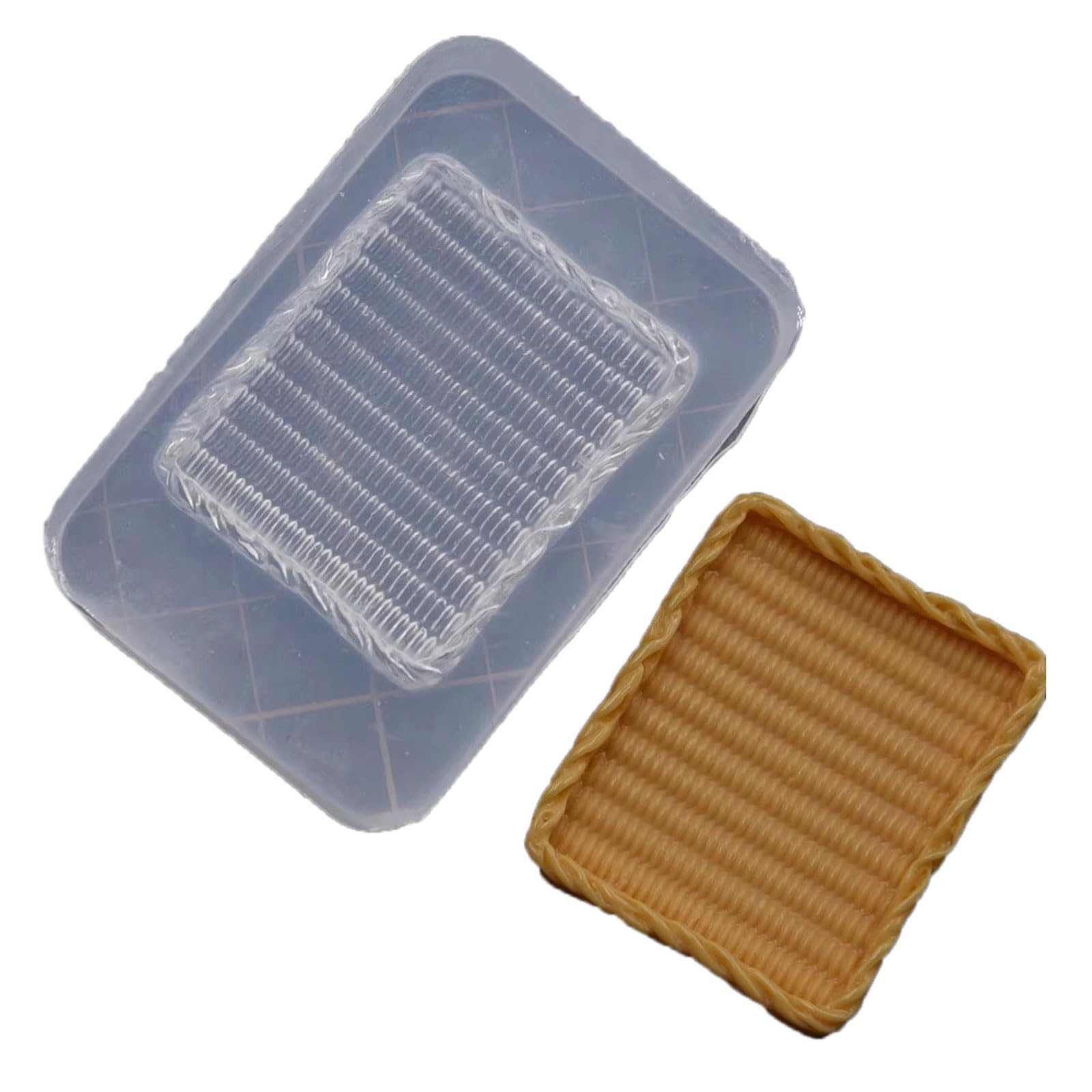 NEWFT Clay Molding Tool Silicone Mold Reusable Home Crafting Suitable for Crafting Miniature Food and Art Project