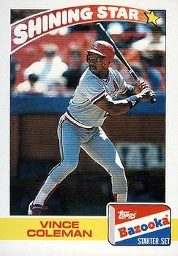 Baseball MLB 1989 Bazooka #6 Vince Coleman NM-MT Cardinals