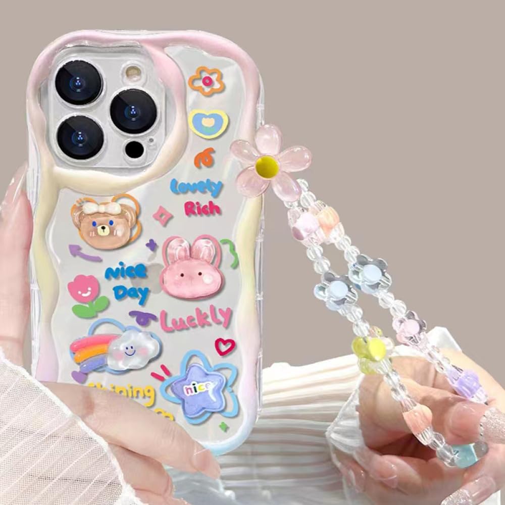 Ciondolo Per Telefono CASETiFY - Design Arcobaleno Lucido, Lunghezza 120 Cm