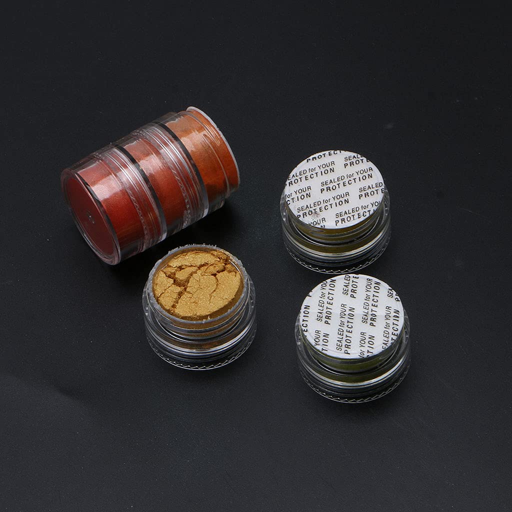 Gergxi Pearl Paint,Cosmetic Grade Pearlescent Natural Mica Mineral Powder Epoxy Resin Dye Pigment,8x3cm/3.15x1.18in