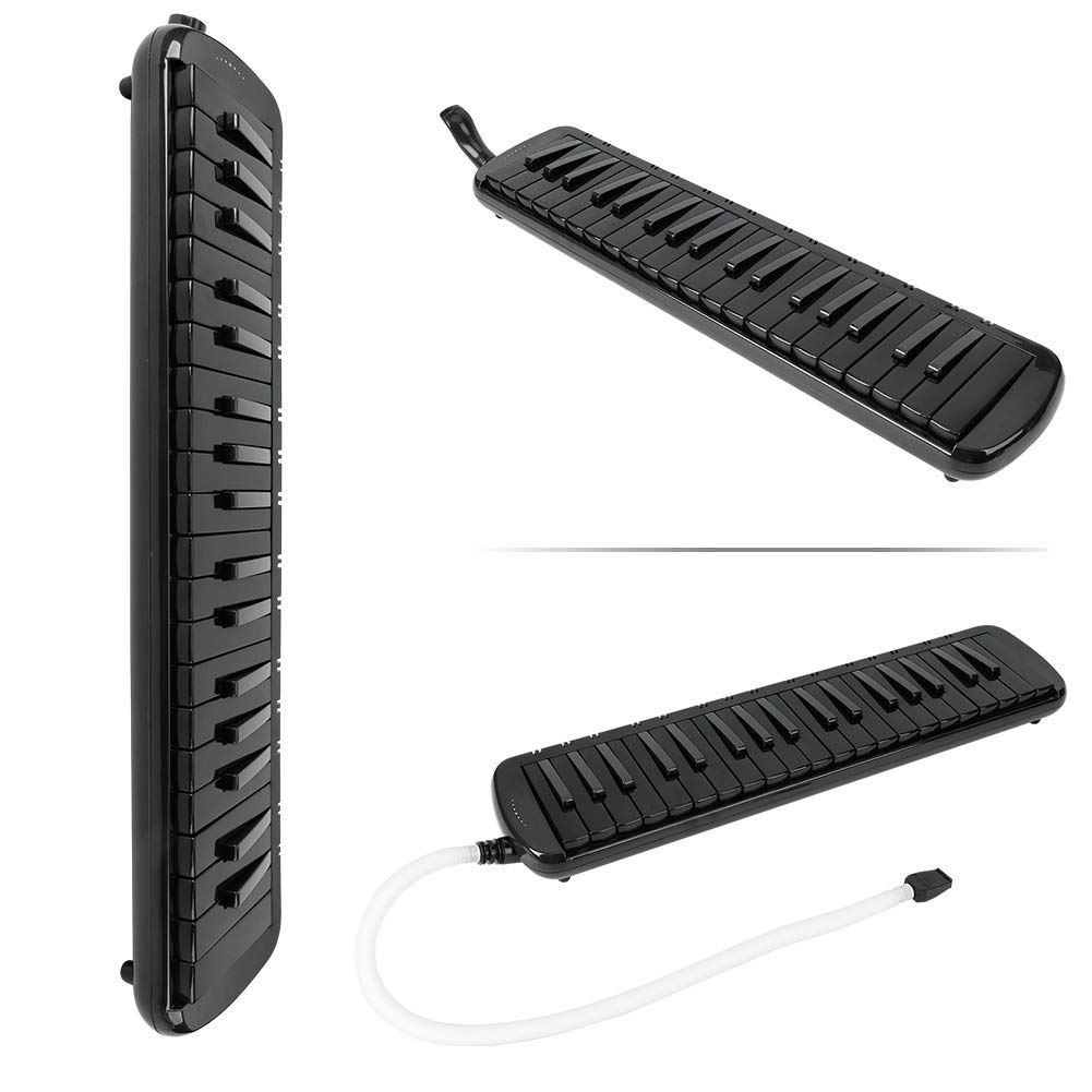 Melodica 37 Key, Melodicas Piano Blowpipe Melodica Instrumento musical(negro)