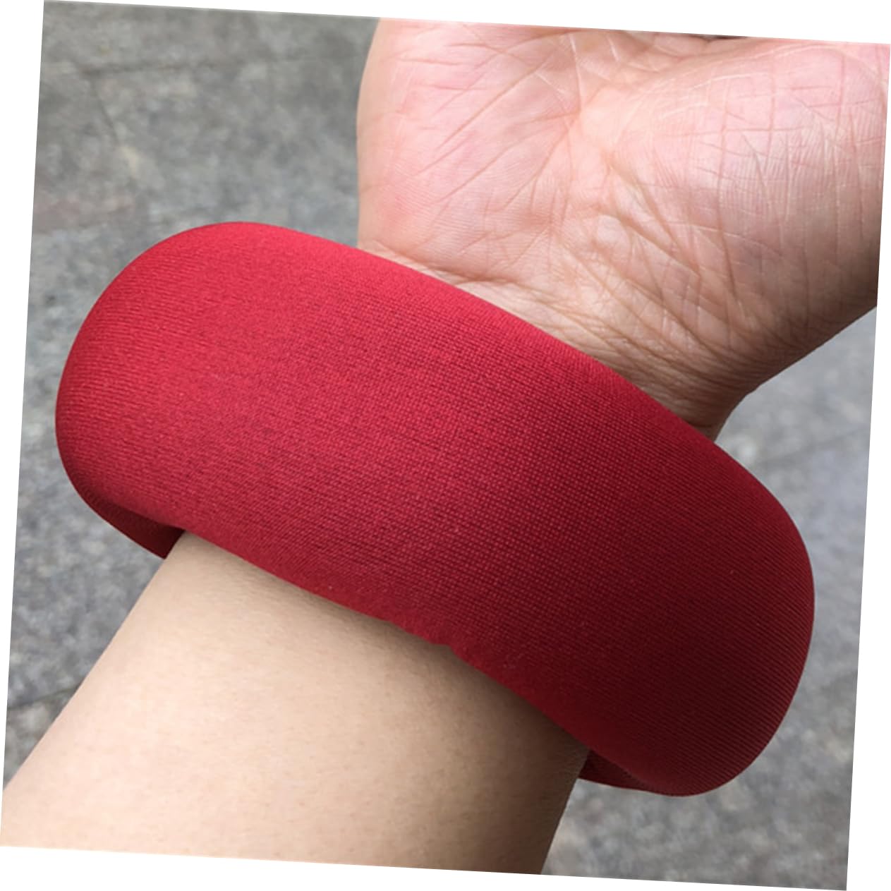 KOMBIUDA 1pc Sandbag Wristband Weight-bearing Wrist Bands for Fitness Soft Comfortable Breathable Fabric Unisex Sports Accessory