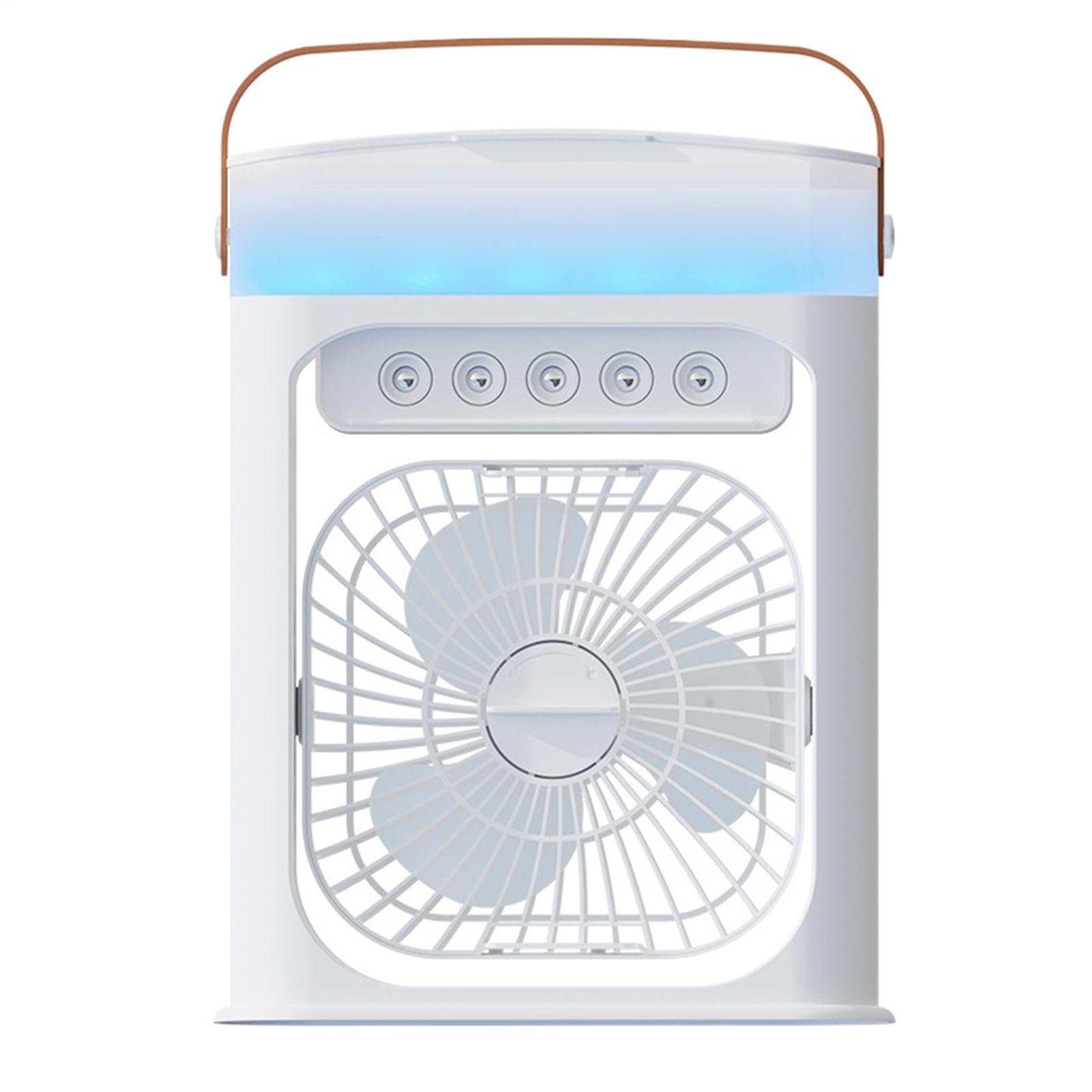 Generico Ventilatore da Scrivania Raffreddamento e Umidificazione | ventilatore da comodino per Proprietari Affittuari Home Office Camera Studio Dormitorio Garage Officina Appartamento Nursery