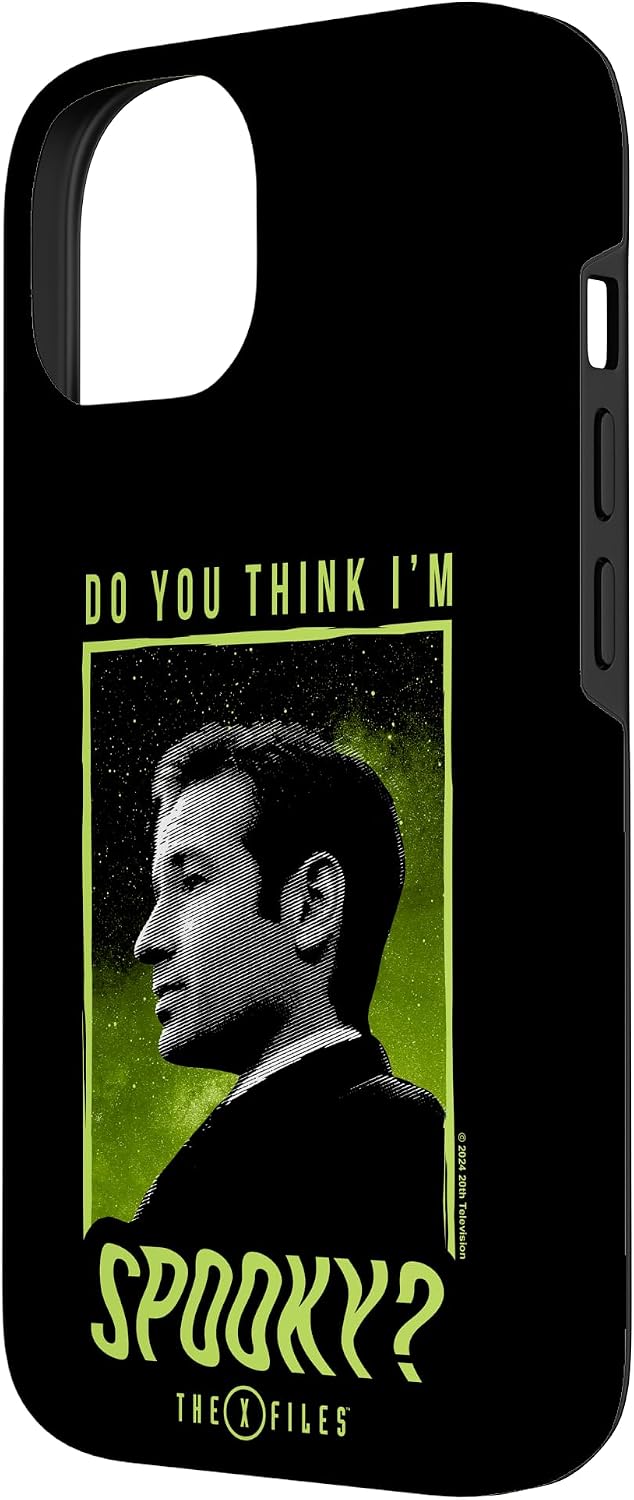 iPhone 14 X-Files Mulder Do You Think I'm Spooky Poster Case