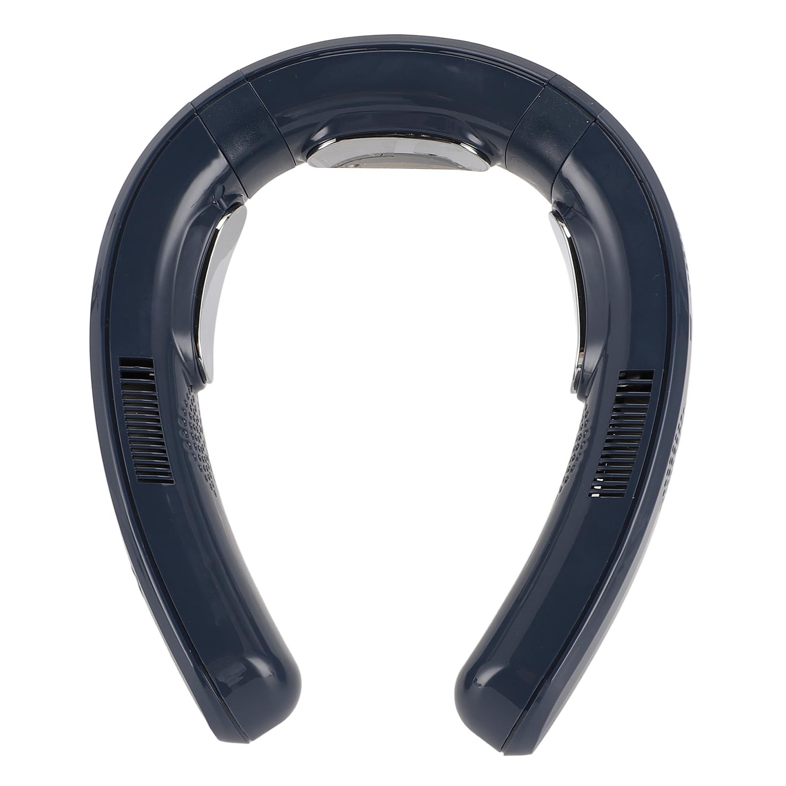 Dilwe Ventilador de Cuello Portátil, Ventilador sin Aspas de Refrigeración Semiconductor, Aire Acondicionado Personal Recargable de 3 Velocidades para Uso en Exteriores (Azul marino)