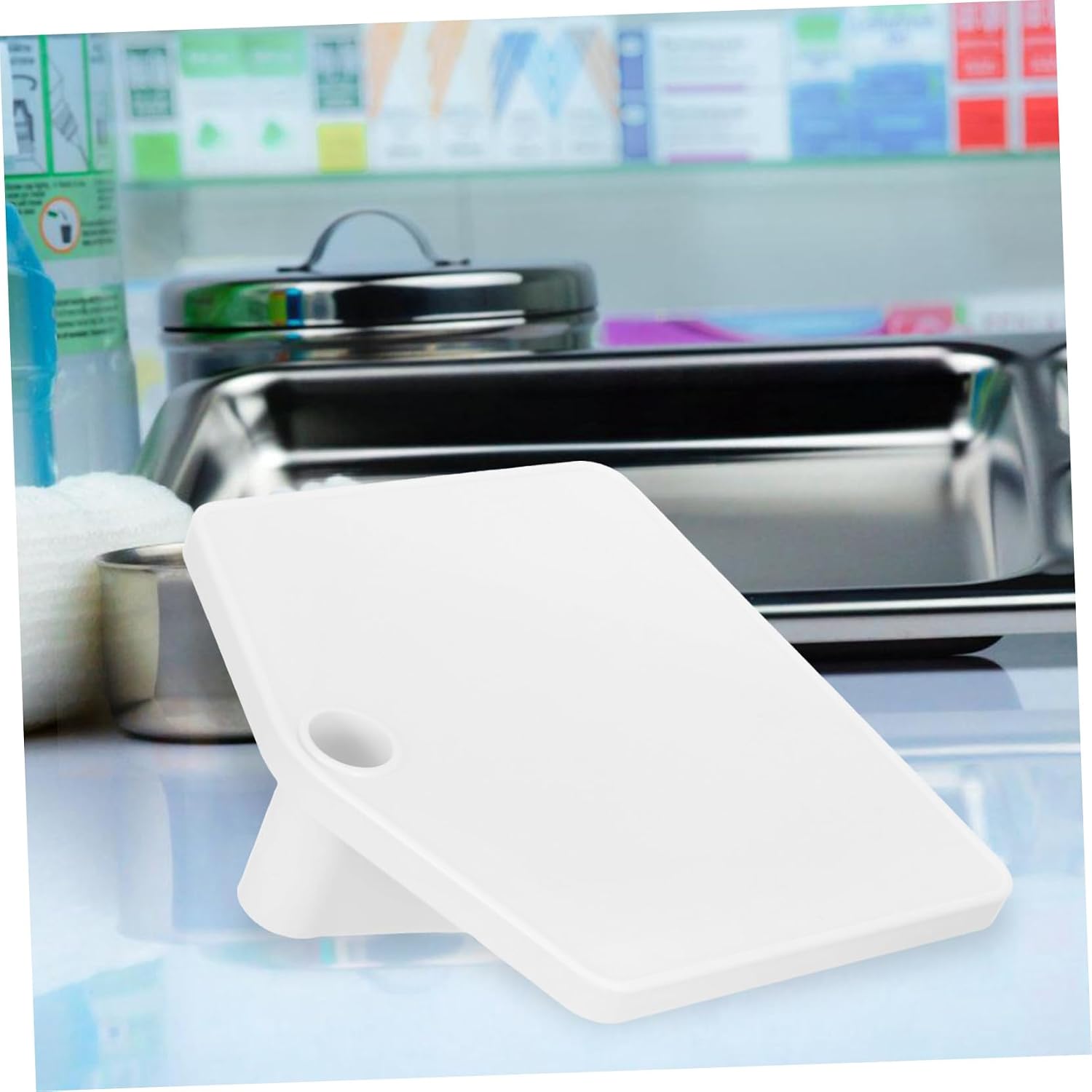 Infusion Stand Tray Detachable Drip Stand Plate Movable Plastic Storage Tray for Iv Support Sturdy and Practical Design for Easy Use Settings