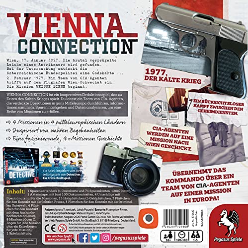 Pegasus Spiele 57513G Vienna Connection (Portal Games), Zero, Small - Image 4