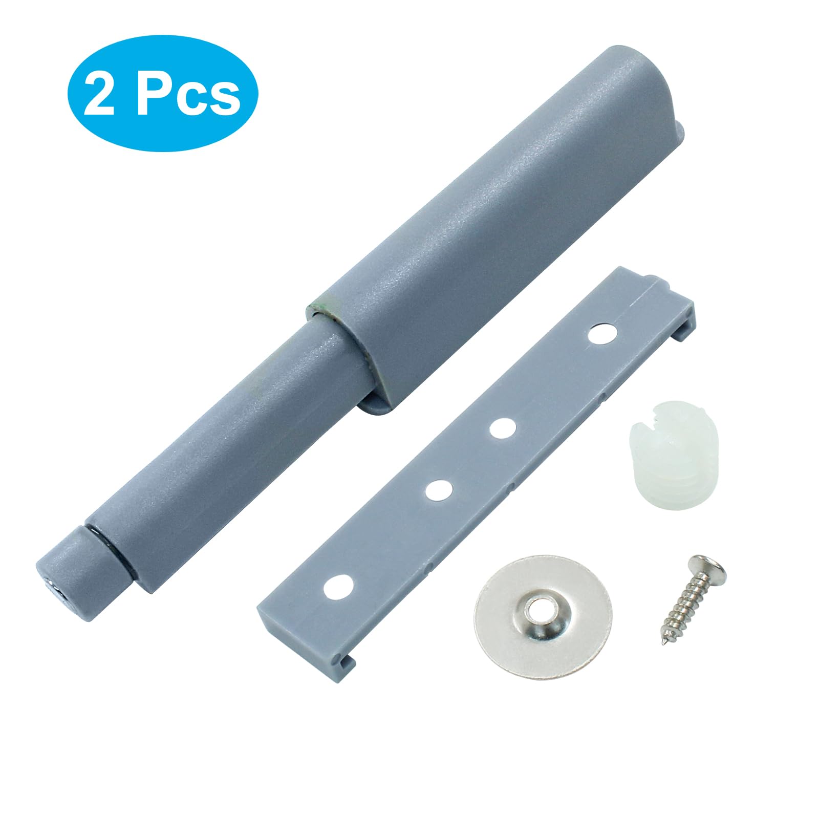 2Pcs Steel Drawer Slides For Kitchen Cupboard, Full Extension Furniture Guide Rail, Suitable For Different Cabinets And Drawers(13 inch)