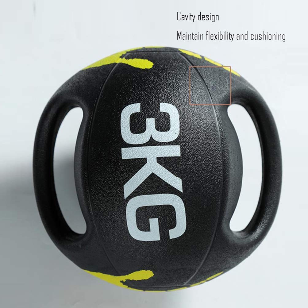 Medizinbälle Binaural Medizinball, Gummi Fitness Training Festball, Startseite Männliche Und Weibliche Core Training Wurftraining, 3KG/4KG/5KG/6KG/7KG/8KG/9KG/10KG (Size : 8kg/17.6kg)