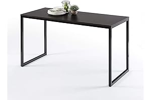 ZINUS Jennifer 55 Inch Ergonomic & Contemporary Minimalist Black Desk