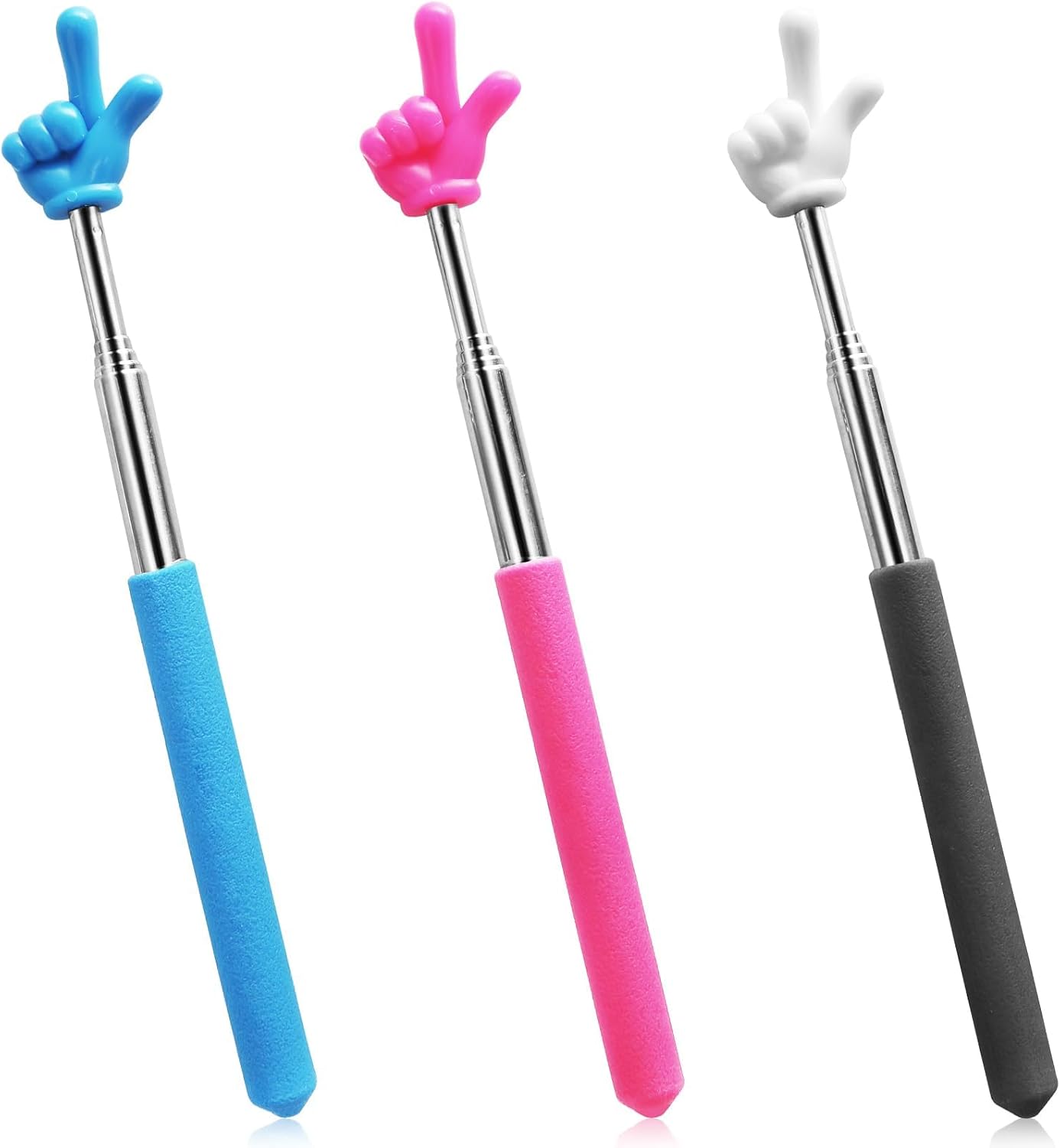 Telescopic Pointer Stick, 3 PCS Retractable Presentation