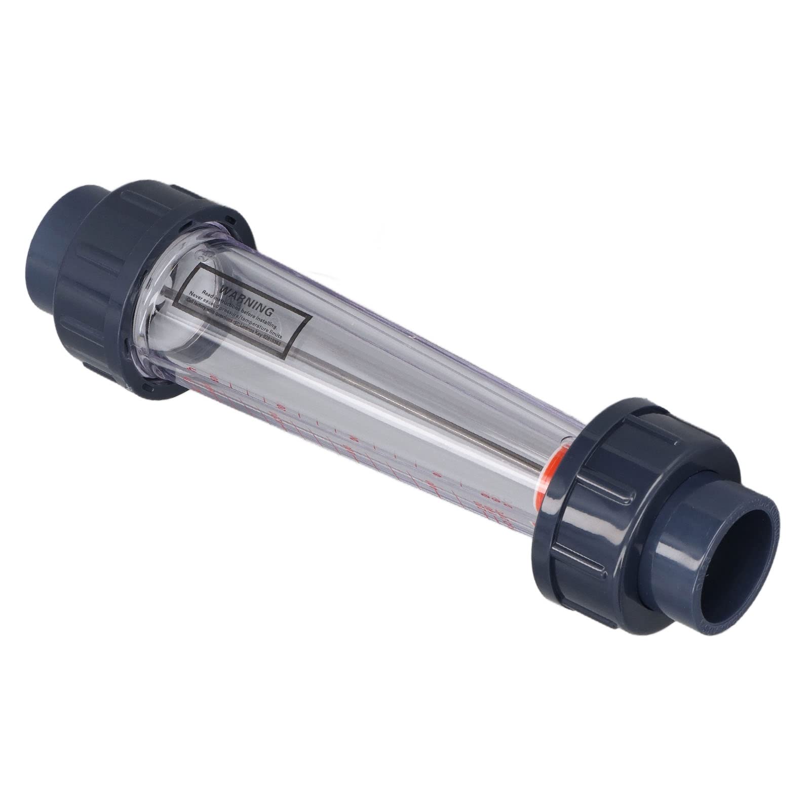 Misuratore di Portata per Liquidi con Tubo in Plastica 160-1600 LPH - Misurazione Accurata di Acqua, Olio e Prodotti Chimici | Installazione Semplice, Alta Precisione, Design
