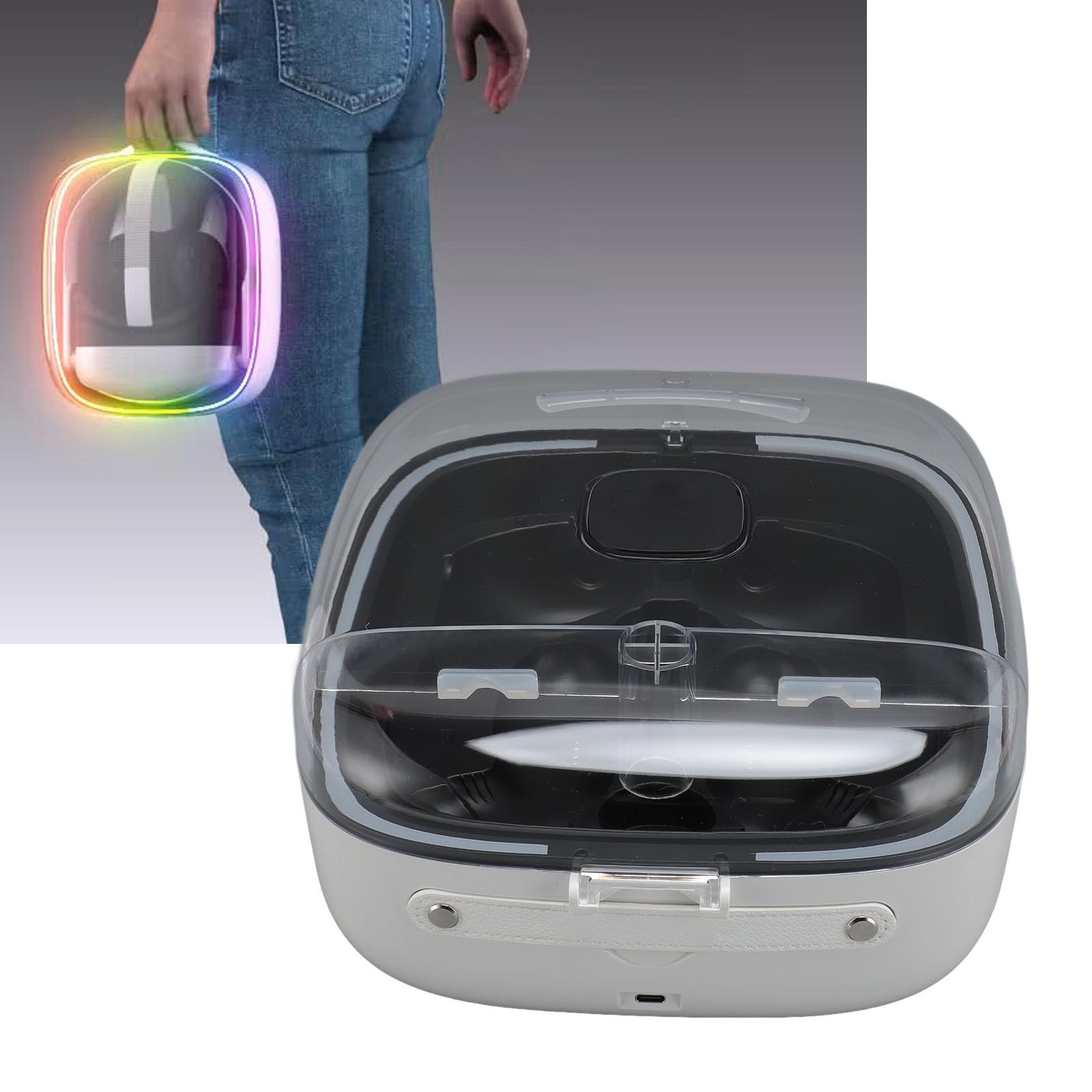 Stacja ładująca, Trwała Stacja ładująca ABS do Gogli VR, Prezentacja Stacji ładującej do Kontrolera VR