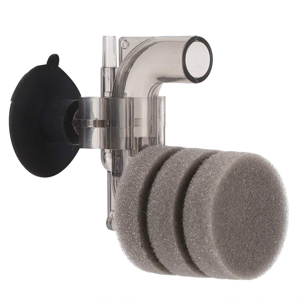 YOUTHINK Aquarium Mini Pneumatic Filter Increasing Oxygen for Fish Tanks Gray Sponge Filter Equipment