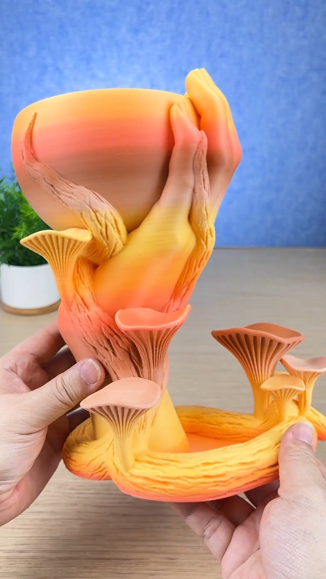 Image of ZIRO Fast Color Changing Filament, Matte Multi Colors 3D Printer Filament, Rainbow PLA Material, Dimensional Accuracy + /-0.03mm, 1KG / 2.2lbs Spool, Fit Most FDM 3D Printer, Falling Leaves