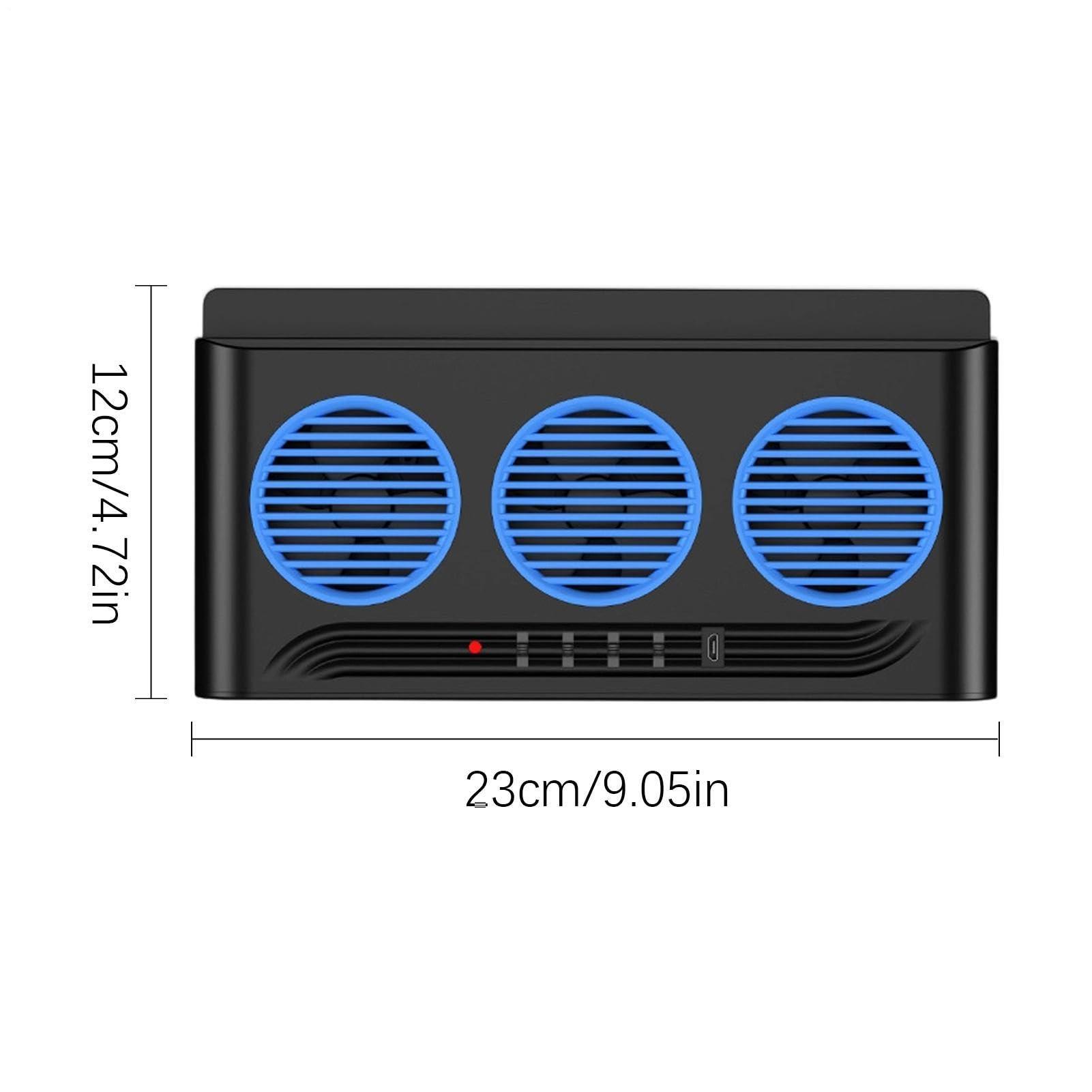 Ventilatore per auto, 3 uscite, ad energia solare, ventola di scarico per finestrini dell'auto, per SUV, camion, camper, autostrada, viaggi, guida quotidiana
