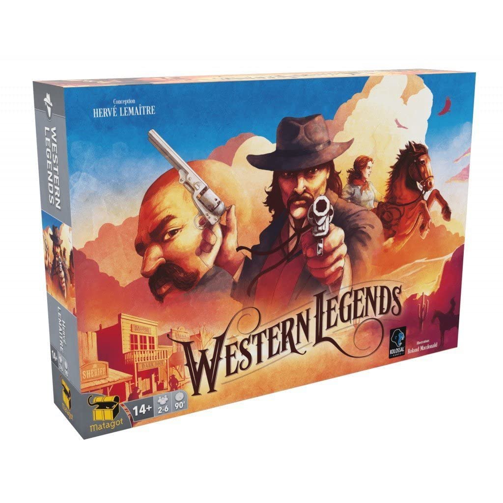 Matagot Western Legends Jeu de Plateau SWES001, 2,d'or,Or