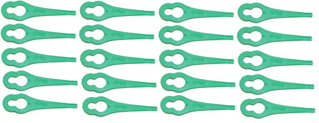 20 Plastic Mower Cutting Blades