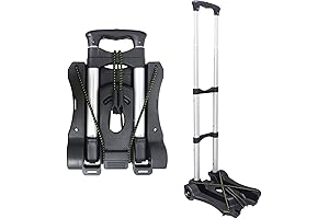Sutekus Folding Hand Truck and Rolling Trolley Cart
