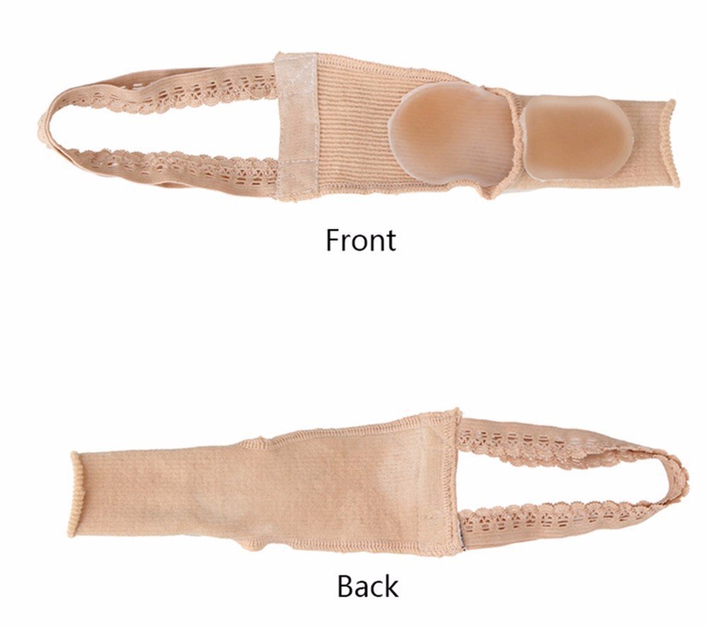PEDIMEND Manicotti in gel di silicone per alluce valgo, cuscinetti per alluce valgo (2 paia, 4